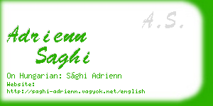 adrienn saghi business card