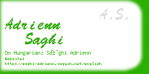 adrienn saghi business card